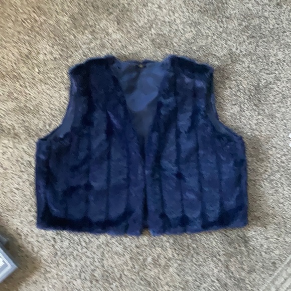 Jackets & Blazers - Blue Women’s Vest - 1X